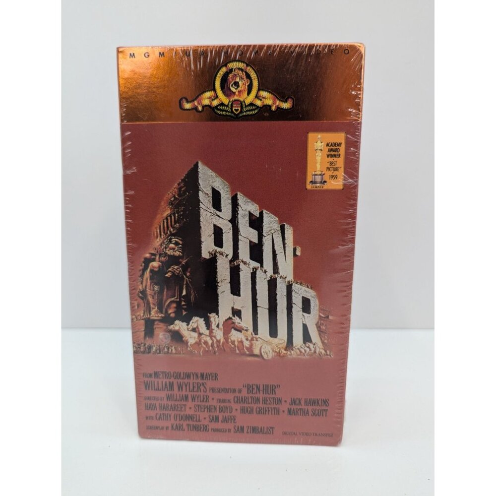 Ben-Hur MGM/UA Home Video VHS M9000041988 Turner Entertainment Company